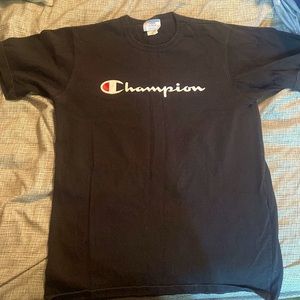 Champion Black Tee
